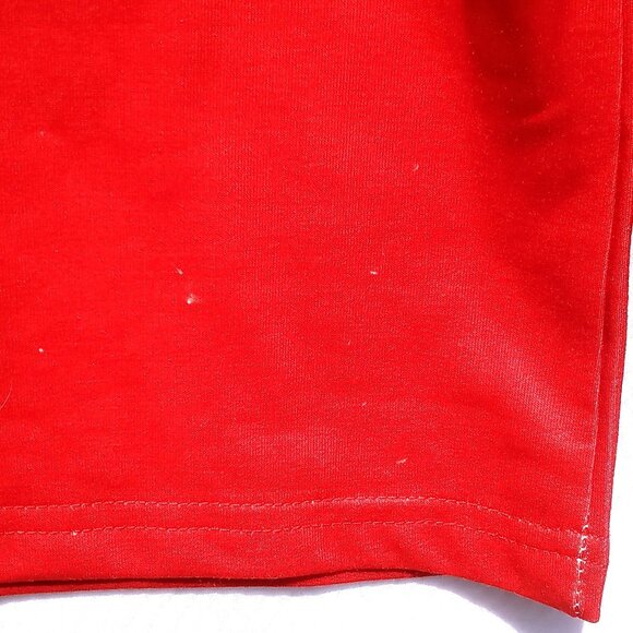 Exclusive Women's Shirt XXL Red White Forest Dotted Print Long Sleeve Blouse - Picture 7 of 11